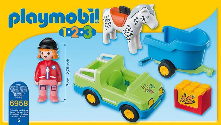 Produktbild Playmobil PKW mit Pferdeanhänger (6958)