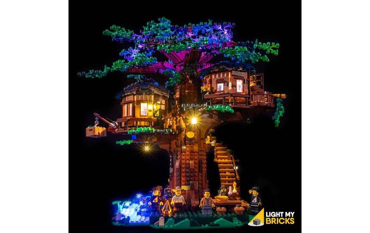 Actual product image Light my bricks LED light set for LEGO tree house