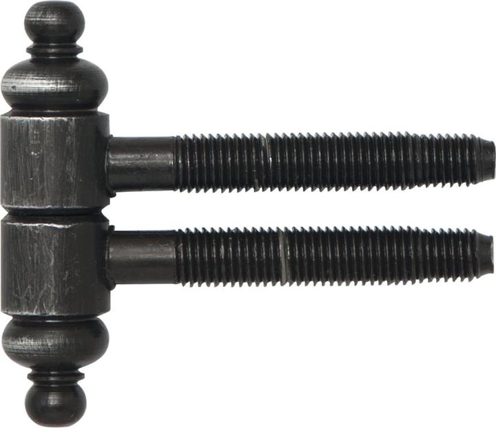 Produktbild SFS Einbohrband mit Zierkopf, ø 16 mm, Bandhöhe 63 mm, Stahl schwarz antik