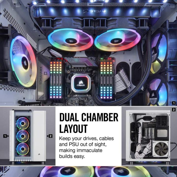 Actual product image Corsair 680X RGB (ATX, mATX, Mini-ITX, E-ATX)