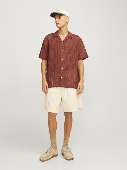 Actual product image Jack & Jones Jorcrochet Shirt Resort Ss Styd24 (XXL)