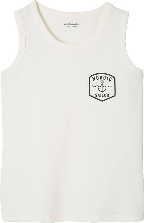 Actual product image Vertbaudet Bio-Kollektion: 3er-Pack Jungen Trägershirts mit Ringelmuster (158)