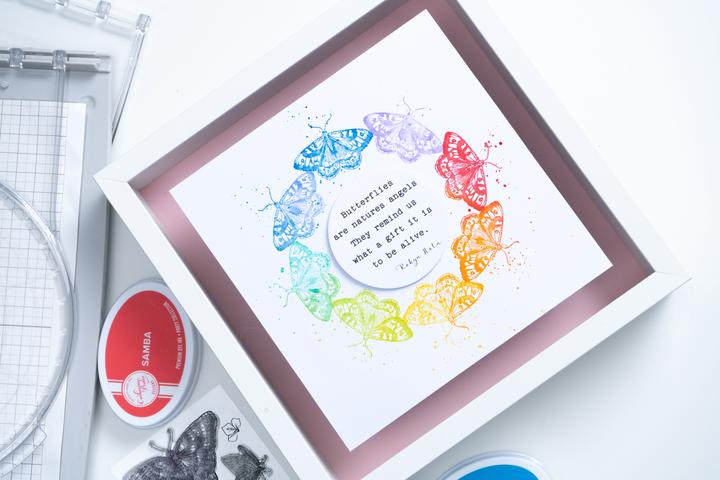 Produktbild Sizzix Clear Stamps Set "Nature Butterflies"