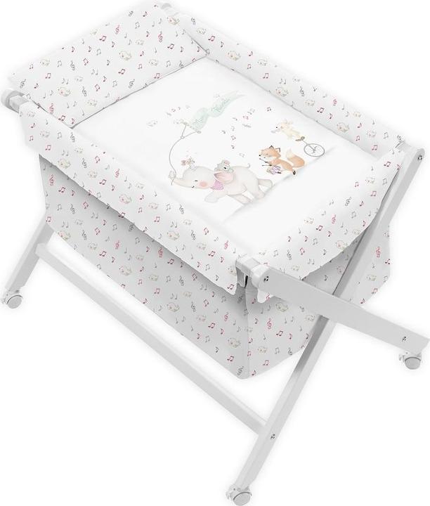 Don Algodon Cradle In X - White Beech +Bedding+Clothing+Mattresses - -Pink