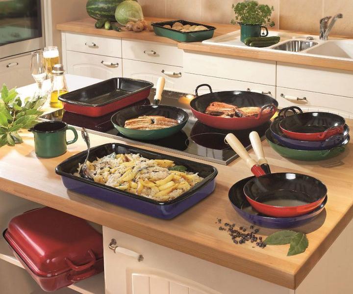 Actual product image Riess Schnitzel pan (40 cm, Frying pan, Stainless steel)