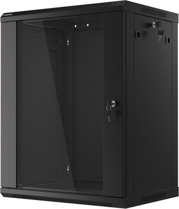 Produktbild Lanberg Wand- Rack 19 " 15U 600X450mm Schwarz (15 HE, 19 Zoll Rack)