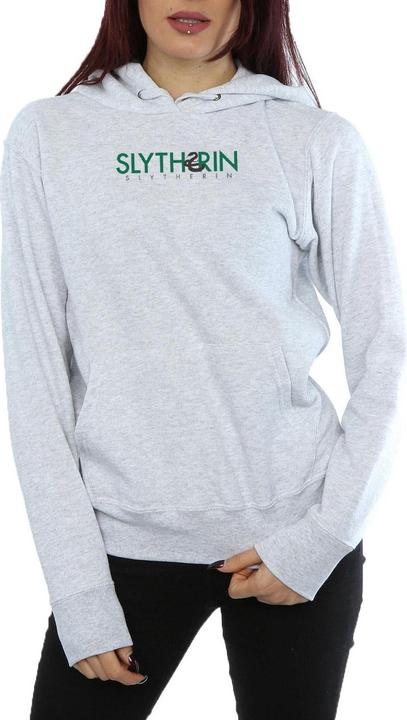 Actual product image Womens/Ladies Slytherin Text Hoodie (XL)