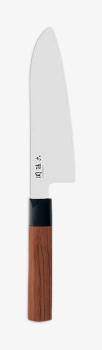 Actual product image Kai Seki Magoroku Red Wood Santoku (17 cm)