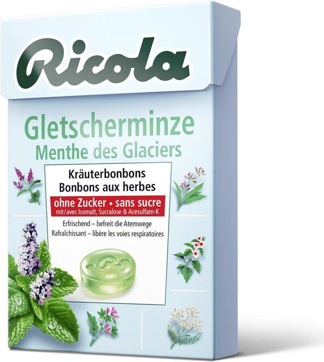 Produktbild Ricola Gletscherminze Bonbons ohne Zucker Box (1 Stk., 50 g)