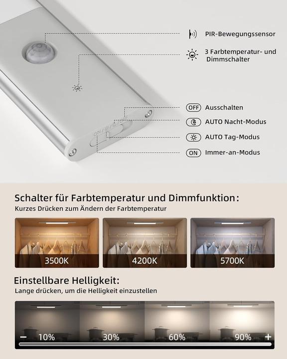 Produktbild Ezvalo Unterbauleuchte ‎LY-38 (100 lm)