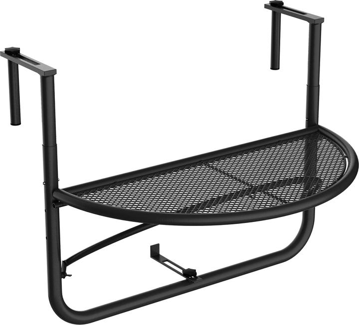 Outsunny Table suspendue pour balcon réglable en hauteur (60 cm)