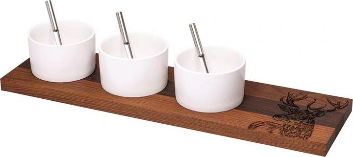Produktbild Kadastar ApéroSet Hirschgross, ThermoEsche, 50 x 14 x 2 cm