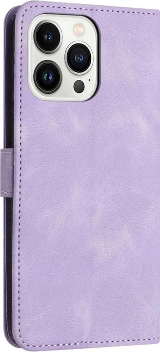 Actual product image Cover-Discount iPhone 16 Pro Max - Suede look case in vintage design (Apple iPhone 16 Pro Max)