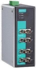 Actual product image Moxa OBU-102-SS-ST - 2-channel fibre optic bypass unit with 4 singlemode ports, ST