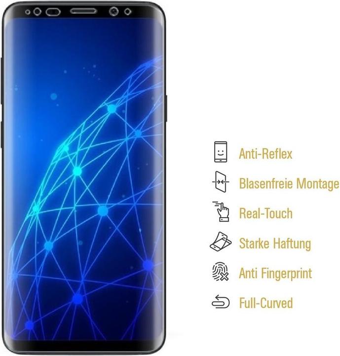 Actual product image Protectorking 3x premium matt anti-reflective screen protector (3 Piece, Samsung Galaxy S8+)