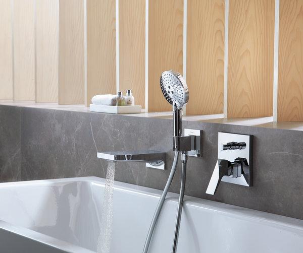 Produktbild hansgrohe HG Fertigmontageset METROPOL f UP Wannenm m Sich-kom chrom