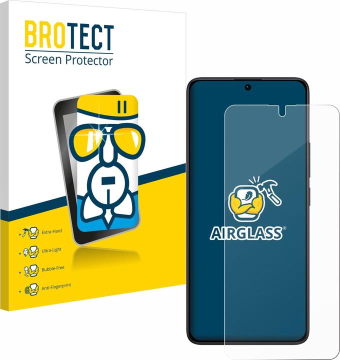 Produktbild BROTECT AirGlass Panzerglasfolie (1 Stück, Xiaomi Redmi Note 13 Pro 4G)