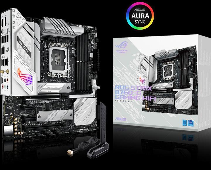 Productafbeelding ASUS ROG STRIX B760-G GAMING WIFI (LGA 1700, Intel B760, mATX)