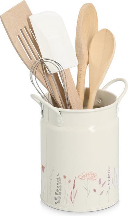 Actual product image Zeller Present Utensillienhalter Flowers Metall ø 11x15.5 cm