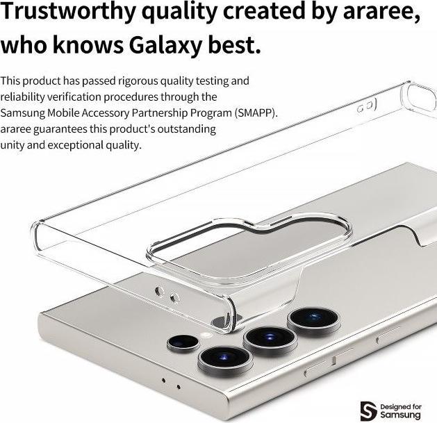 Actual product image Araree Nukin Made in Korea Series (Samsung Galaxy S24 Ultra)