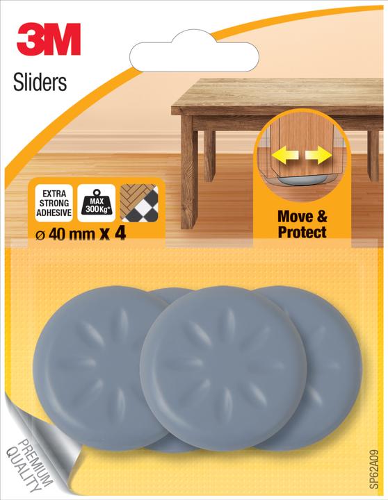 Image du produit 3M les patins pour meubles (4 pièce(s))