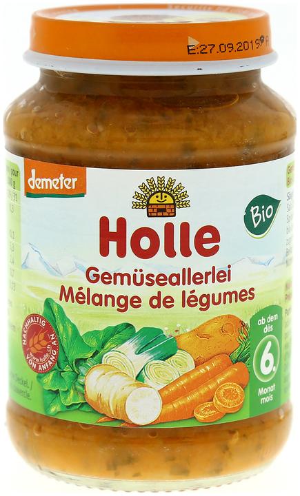 Produktbild Holle Kartoffeln Erbsen und Zucchini (190 g)