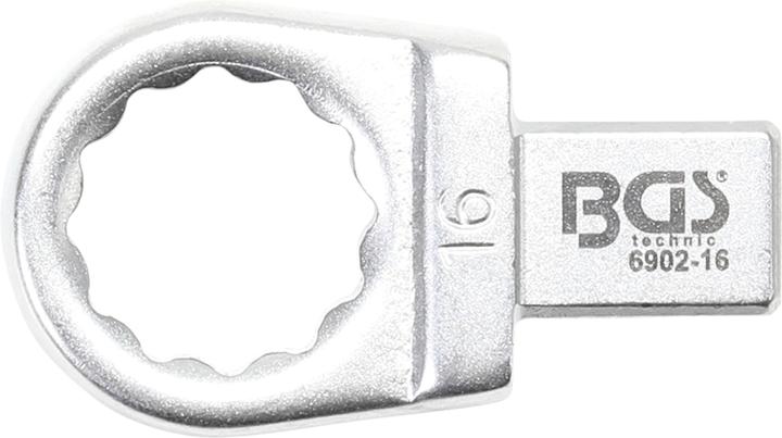 BGS Einsteck-Ringschlüssel 16 mm Aufnahme 9 x 12 mm (16 mm)