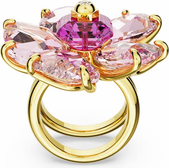 Immagine prodotto Swarovski Anello Cocktail Florere Fiore Oro Rosa (52)