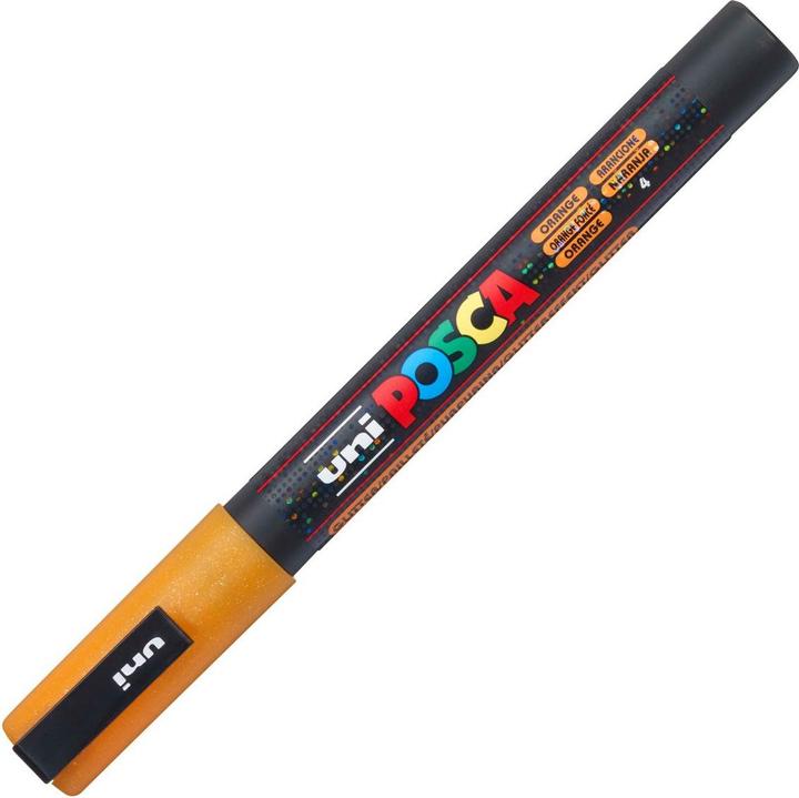 Produktbild Posca Marker PC-3M Rundspitze (Glitter Orange, 1.30 mm, 1 x)