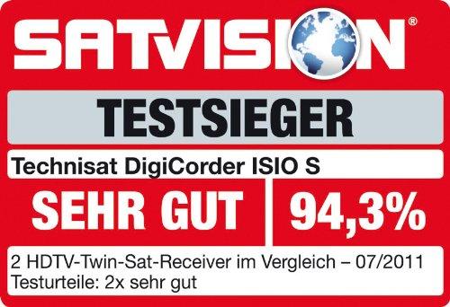Produktbild TechniSat DigiCorder ISIO S, 2x DVB-S2, 2x CI+, Silber (500 GB, DVB-S2)