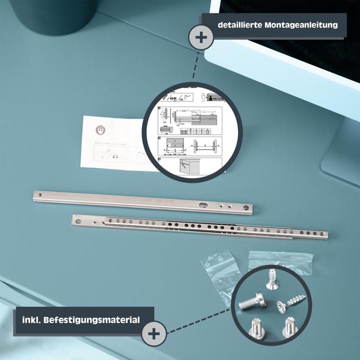 Produktbild Helpmate Nut Schubladenschiene