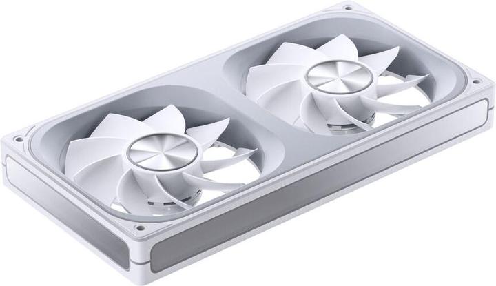 Actual product image Jonsbo ZA-240 Infinity Mirror ARGB Reverse Blade PWM Lüfter - 240mm, weiss (240 mm)