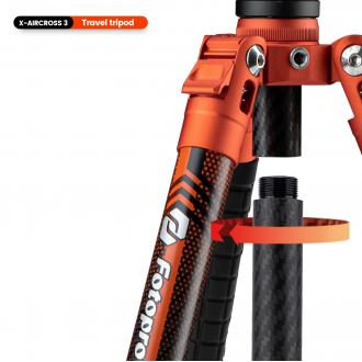 Immagine prodotto Fotopro X Aircross 3 Treppiede in carbonio Oranje (Materiale sintetico)