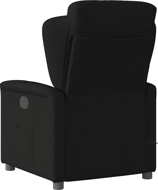 Actual product image VidaXL Massage chair black fabric
