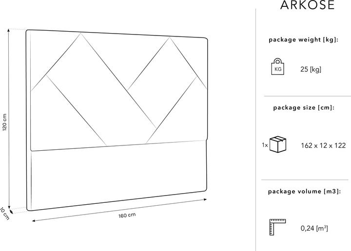 Actual product image Micadoni Arcose (160 x 10 x 120 cm)
