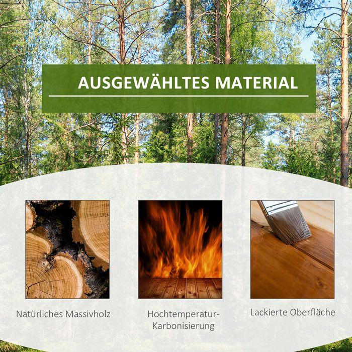 Produktbild Swisshandel24 Pflanzenregal Blumenständer Massivholz 6 Ebenen Vierstufiges Blumenregal Blumentreppe Blumenleiter V