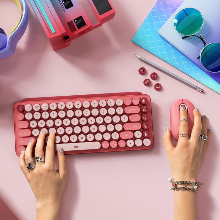 Produktbild Logitech Pop Keys Heartbreaker (Eng. Int., Kabellos)