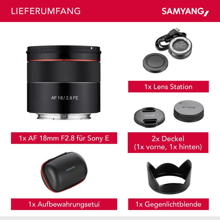 Immagine prodotto Wiltec F2,8 (Sony E, APS-C / DX, Full-frame)