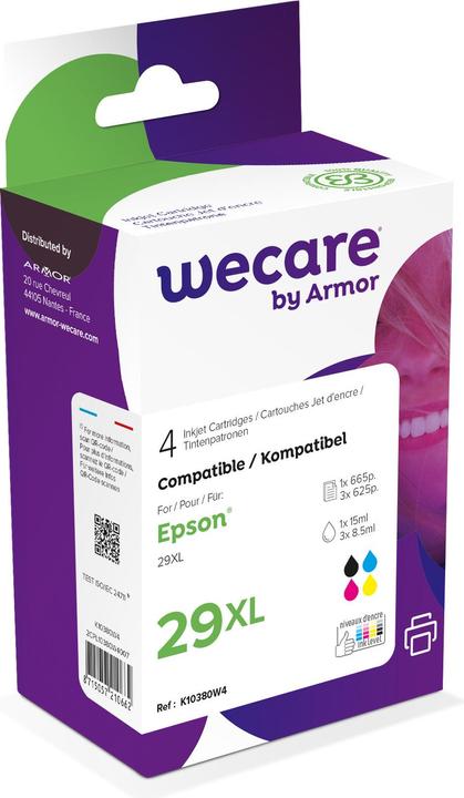 Produktbild Wecare Multipack XL new built CMYBK T299640WE zu Epson XP-235/335 15/3x8.5ml (CMYK)