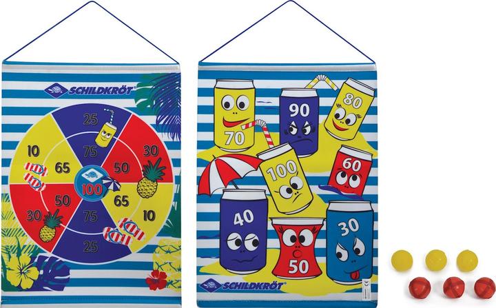Image du produit Schildkröt Kit Roll Up Dart cible à vélcro 51x41 cm, 2x3 balles Ø 3 cm, dès 3 ans