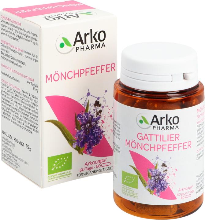 Produktbild Arkopharma Arkocaps Mönchspfeffer Kapseln (60 Stück, Kapseln, 39 g)