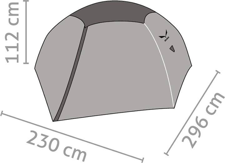 Actual product image Salewa Latitude II (Dome tent, 2.72 kg, 2 persons)