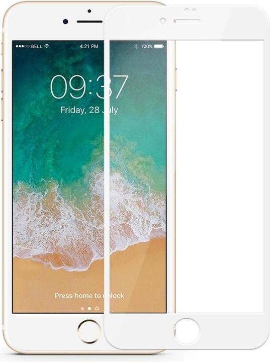 Produktbild Screenguard Apple iPhone 7 Plus Full Screen Panzerglas Schutzfolie 2.5D 9H (1 Stück, Apple iPhone 7 Plus)