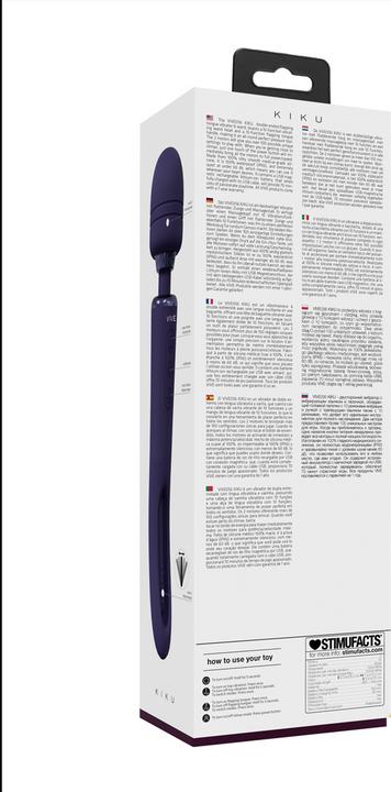 Produktbild Shots Kiku - Rechargeable Double Ended Wand with Innovative G-Spot Flapping Stimulator