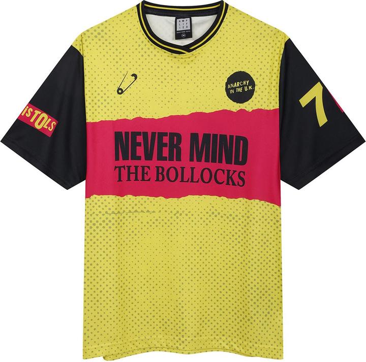Actual product image Amplified Unisex Adult Never Mind The Bollocks Rock FC Sex Pistols T-Shirt (S)