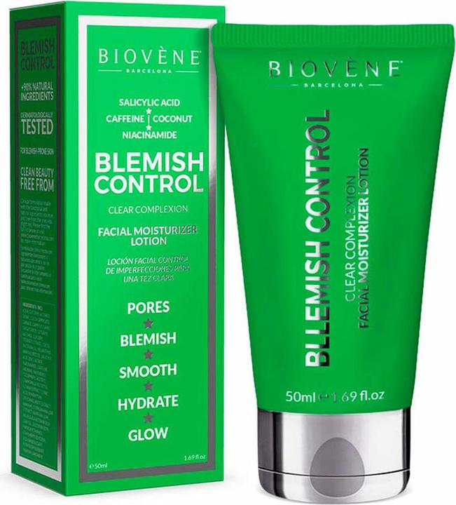 Biovène Blemish Control Clear Complexion Facial Moisturizer Lotion 50ml (50 ml, Gesichtswasser)