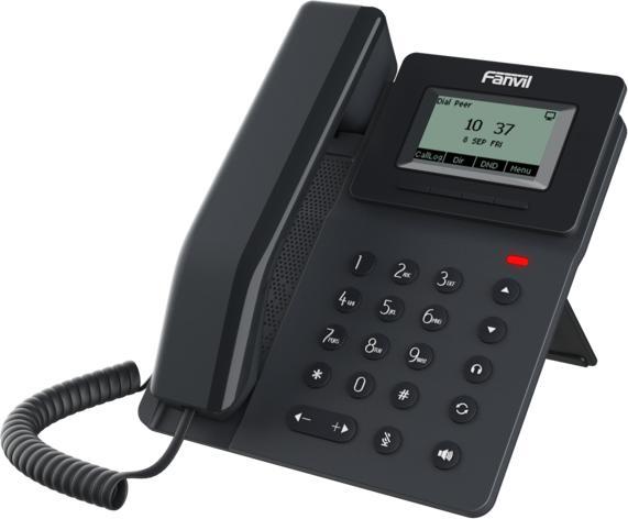Produktbild Fanvil V50P IP-Telefon mit 2,3-Zoll-Display, 2 Ports PoE 10/100, Freisprecheinrichtung, kompatibel m