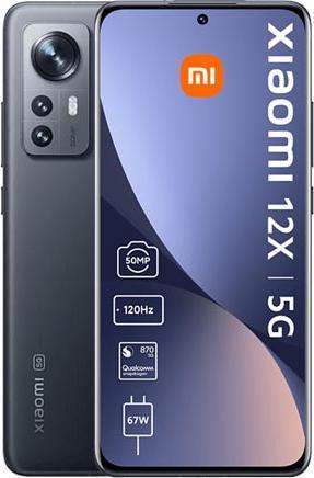 Image du produit Xiaomi 12X EU (256 Go, Grey, 6.28", Double SIM, 50 Mpx, 5G)