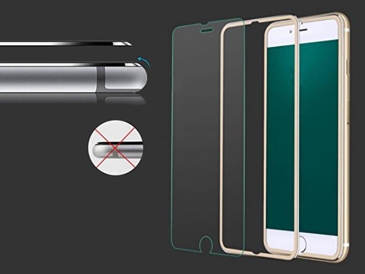 Actual product image G-Case iPhone 8 Plus 3D Screen Protector Aluminium Frame (1 Piece, Apple iPhone 8 Plus)