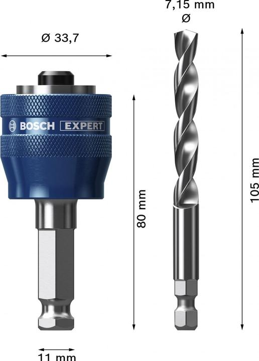 Produktbild Bosch Professional Zubehör Expert Power Change Plus Adapter (7.15 Millimeter)